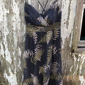 Boutique Max & Cleo Jungle Leaf Dress